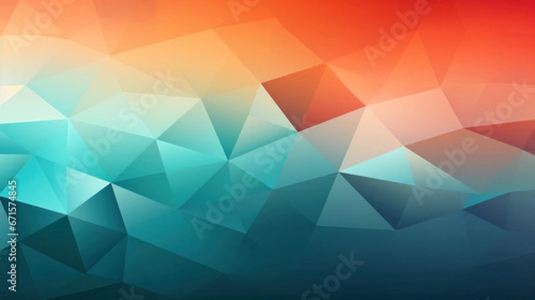 Fototapeta Low Poly Triangle Mosaic Background