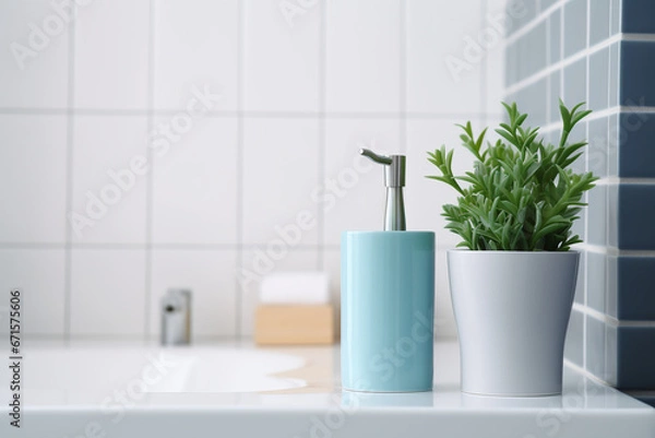 Obraz plant in a bathroom