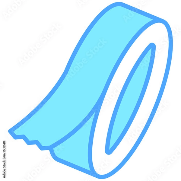 Obraz Tape icon are typically used in a wide range of applications, including websites, apps, presentations, and documents related to writing, drawing, and office work.
