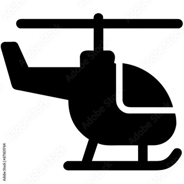 Fototapeta Helicopter icon	