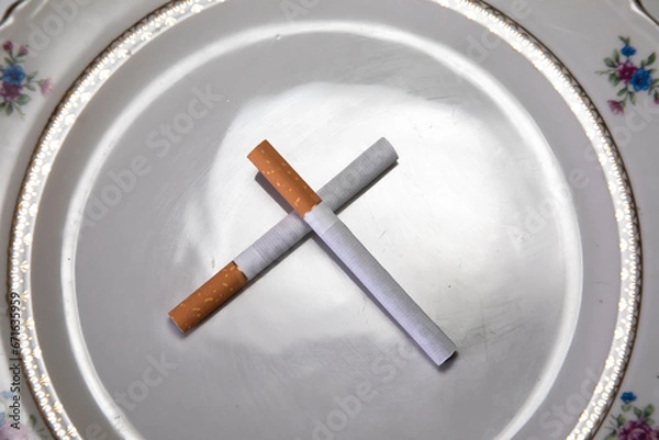 Obraz Cigarettes for smoking with a filter. Tobacco. Photo