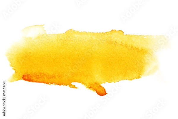 Obraz Pociągnięcia pędzlem akwarelowym