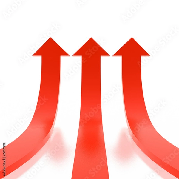 Fototapeta 3D arrows