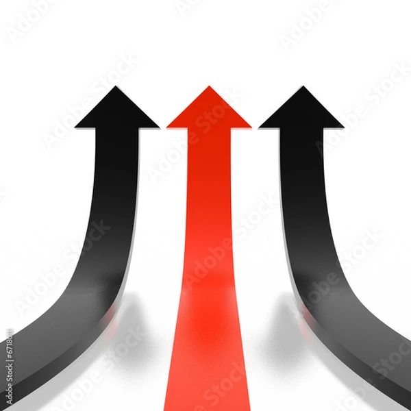 Fototapeta 3D arrows