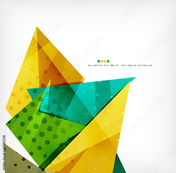 Fototapeta Geometric shape abstract futuristic background