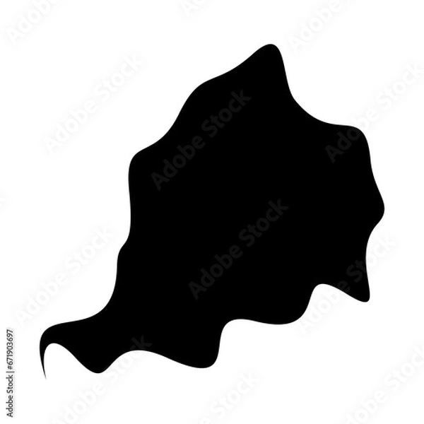 Obraz Black Smoke Vector Illustration 