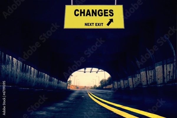 Fototapeta Changes Concept