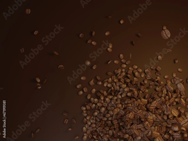 Obraz coffee beans background
