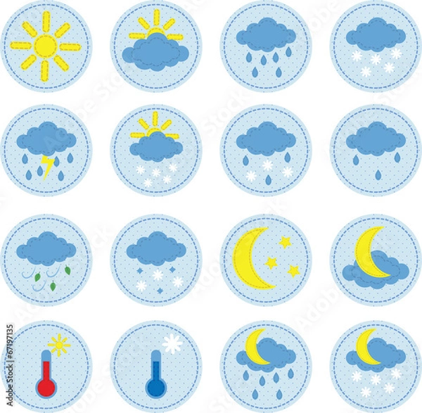 Obraz weather icons