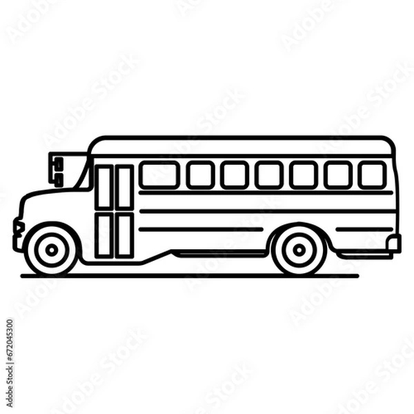 Fototapeta Education Icon Set in Line Style