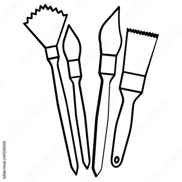 Fototapeta Education Icon Set in Line Style