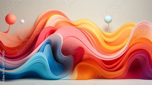 Fototapeta abstract gradient color background