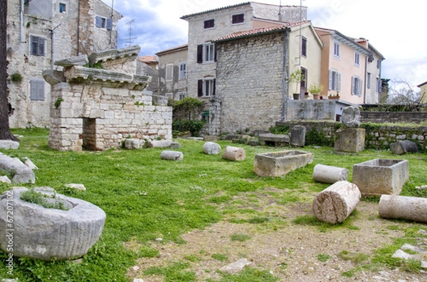 Obraz Poreč - Römischer Tempel