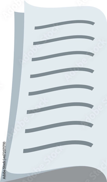 Fototapeta blank notebook sheet