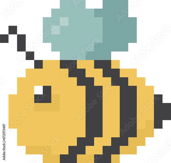 Fototapeta Pixel bee