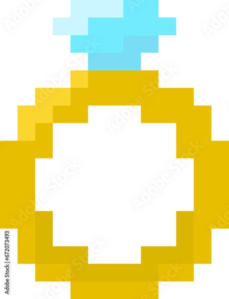 Fototapeta Pixel Art Ring