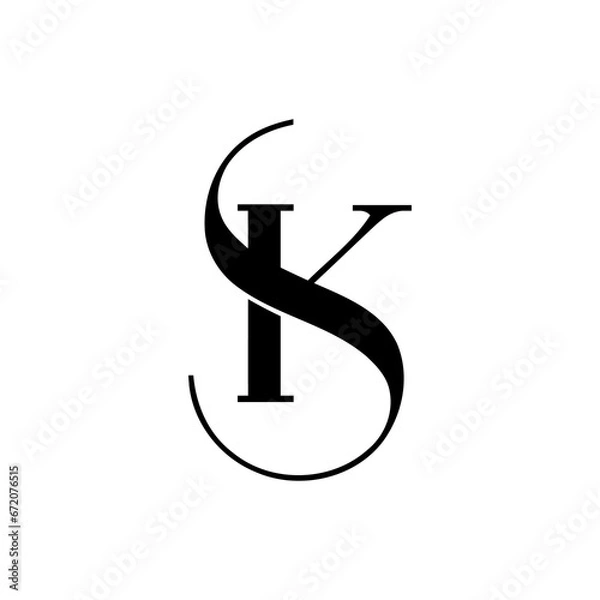 Fototapeta SK LOGO DESIGN 