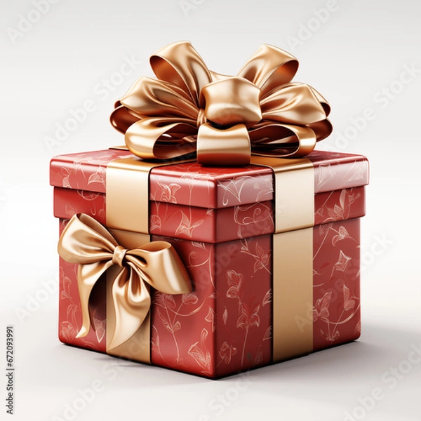 Obraz gift box with ribbon