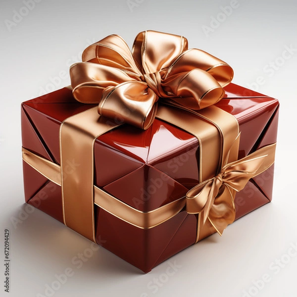 Obraz gift box with ribbon