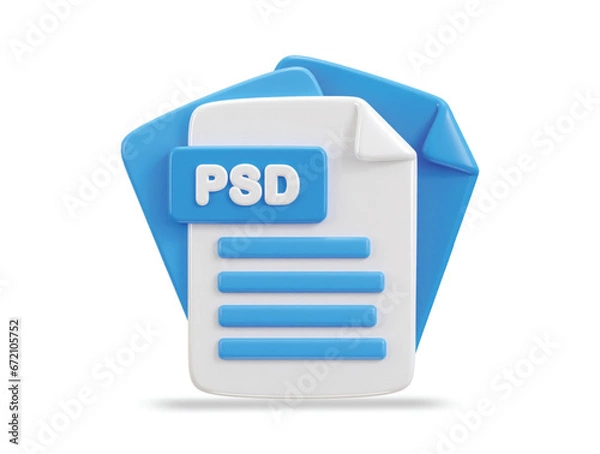 Fototapeta 3d file pdf format icon vector illustration