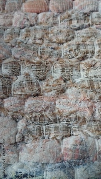 Fototapeta Photo of colorful fabric texture background