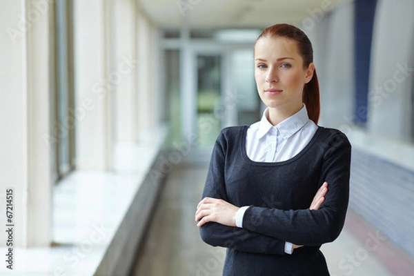 Fototapeta businesswoman in the office