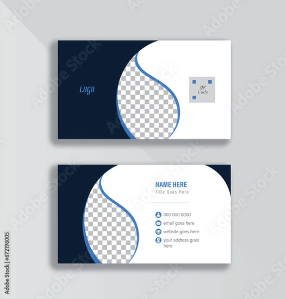 Obraz Abstract business card template design