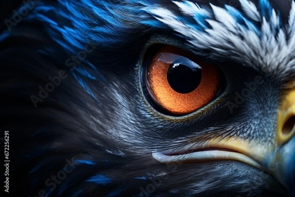 Fototapeta Close-Up of Two Eagle Eye