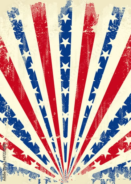 Fototapeta USA brushed sunbeams