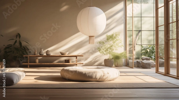 Obraz Zen Oasis Tranquil Meditation Space