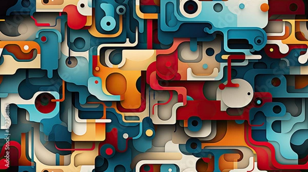 Obraz seamless abstract background wallpaper