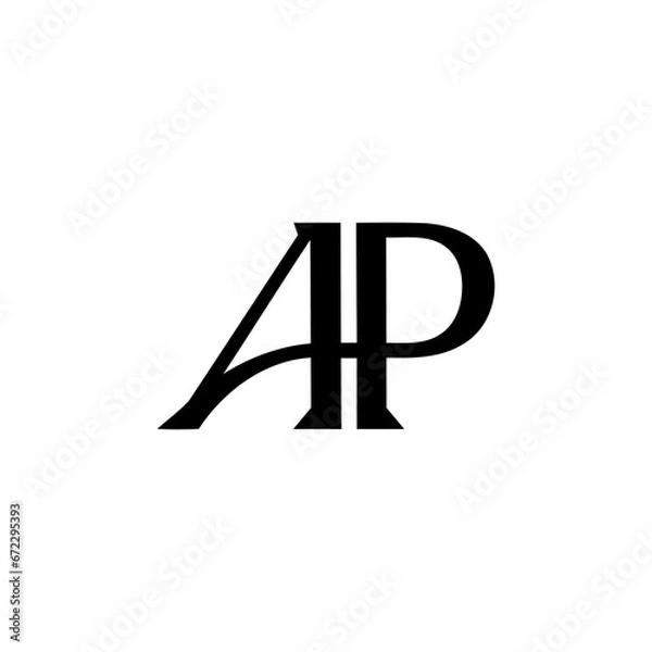 Fototapeta AP LOGO DESIGN 