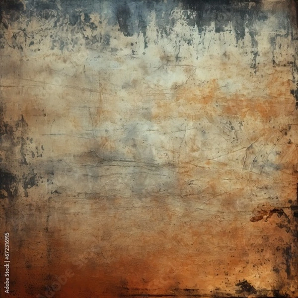 Fototapeta Grunge background with space for text or image, grunge texture. Generative ai.