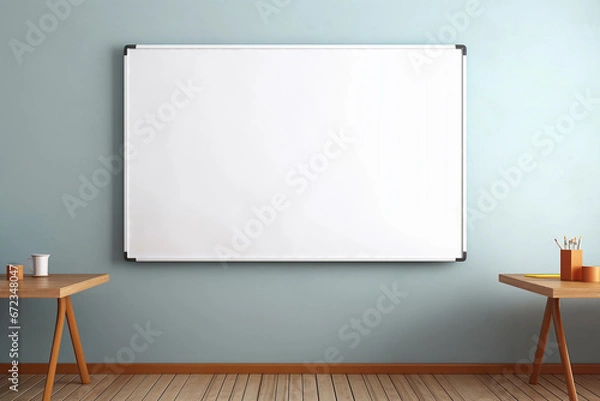 Obraz Empty whiteboard in the meeting room