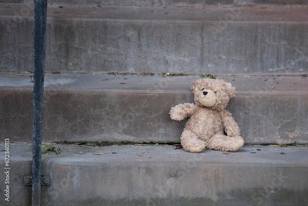 Obraz Forgotten Teddy Bear