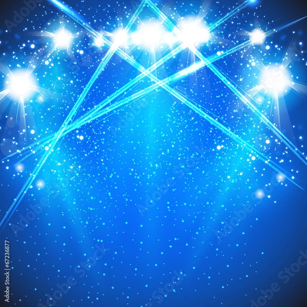 Obraz spotlight effect scene background