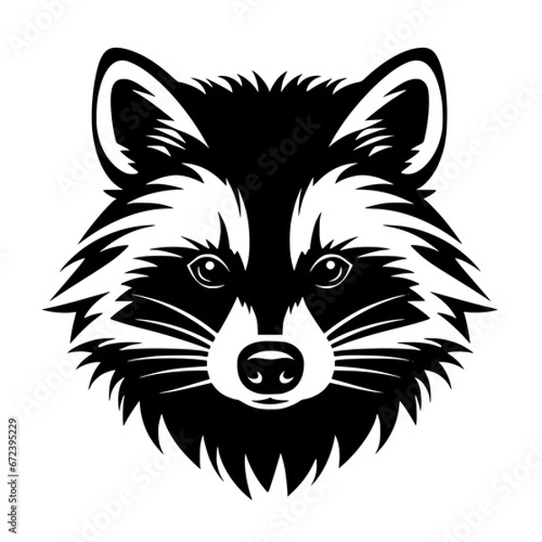 Obraz raccoon vector