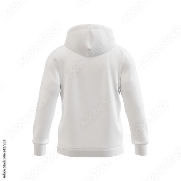 Obraz a invisible mannequin with a hoodie isolated on a white background
