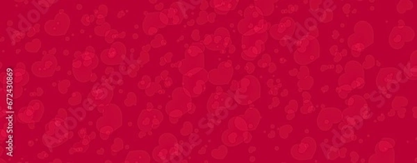 Obraz Heart background pink red color