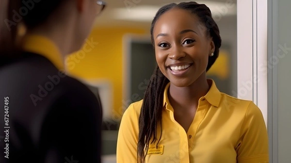 Obraz Customer service supervisors training new staff