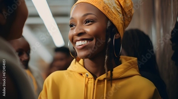 Obraz Influencer marketers building brand partnerships