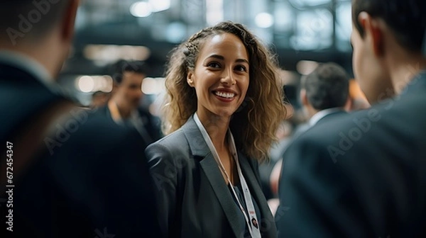 Obraz Strategic planners assessing market entry options