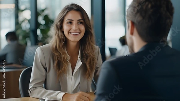 Fototapeta Real estate analysts evaluating property investments