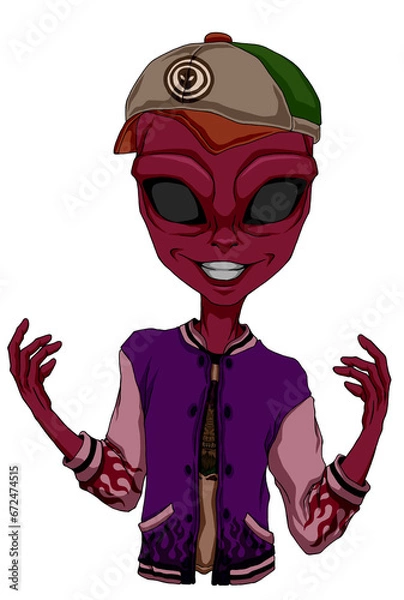 Obraz Alien Old School Chic Chic