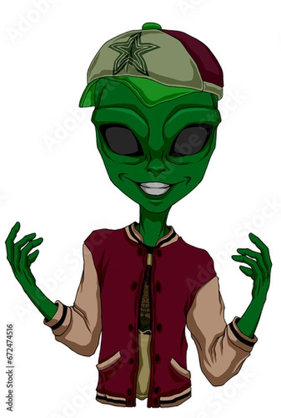 Obraz Alien Old School Chic Chic