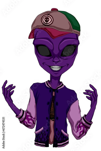 Obraz Alien Old School Chic Chic