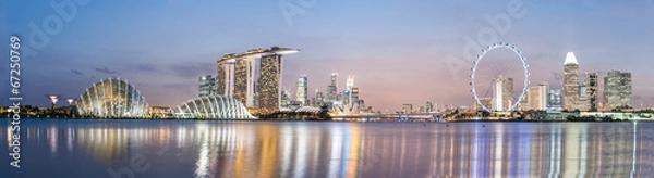 Obraz Skyline Singapuru