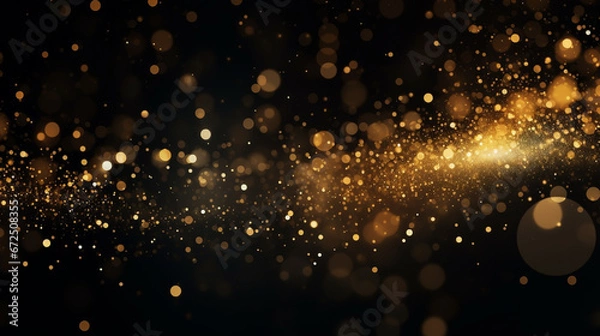Obraz golden_bokeh_effect
