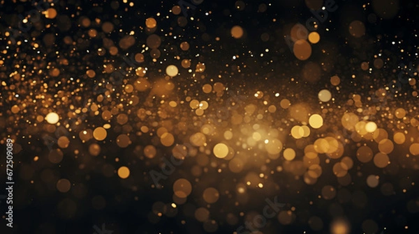 Obraz yellow_light_dust_particles キラキラ ゴールド