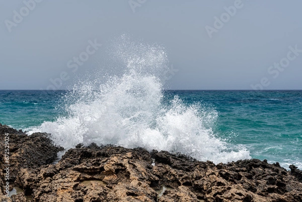 Obraz waves on the rocks